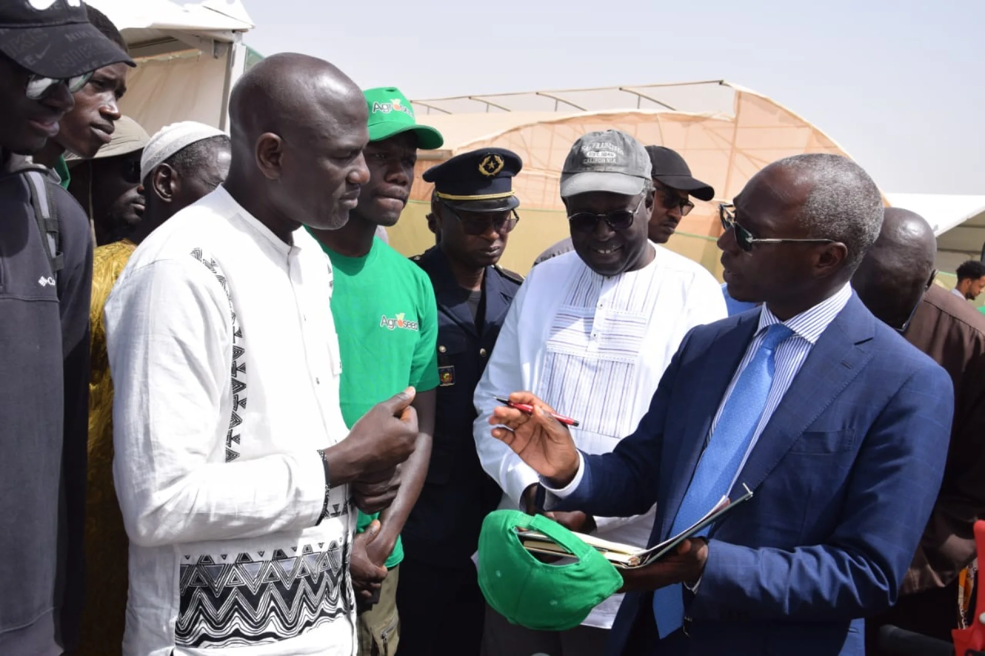 Vue aérienne d'un chantier avec fourniture CFTS